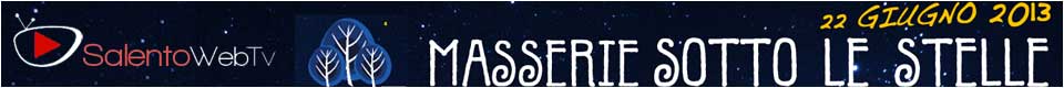 BANNER LUNGO MASSERIE SOTTO LE STELLE BANNER LUNGO MASSERIE SOTTO LE STELLE