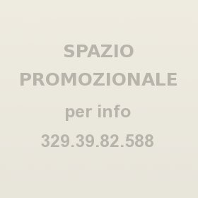 SPAZIO PROMOZIONALE SPAZIO PROMOZIONALE