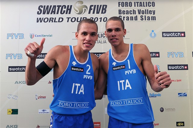 Immagine d'archivio Campionato italiano di beach volley: tappa a Benevento per i gemelli Ingrosso