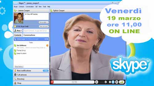In chat con Adriana Poli Bortone In chat con Adriana Poli Bortone