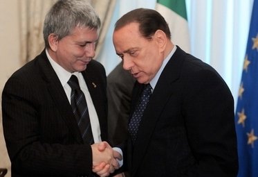 Nichi Vendola e Silvio Berlusconi