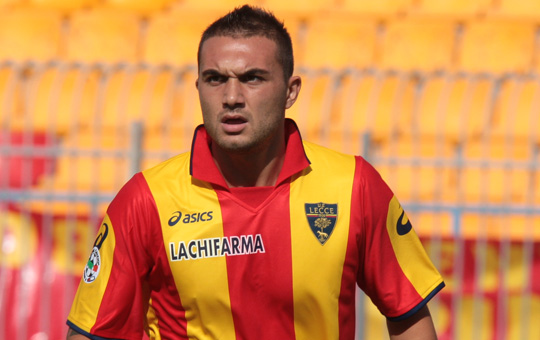 Daniele Corvia, attaccante U.S. Lecce Corvia si rammarica: "Salterò la gara più importante della stagione"