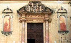 Immagine d'archivio Galatone: Gabellone presenta il dipinto da restaurare