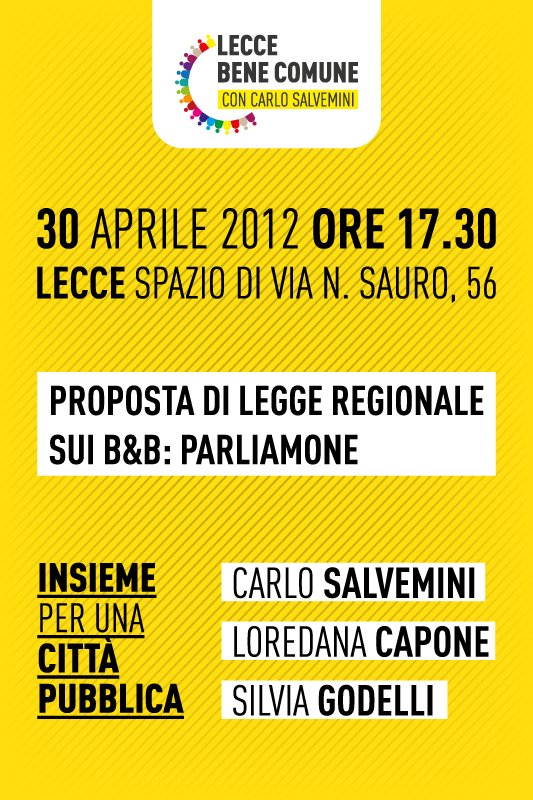 30 aprile 2012: Silvia Godelli a Lecce