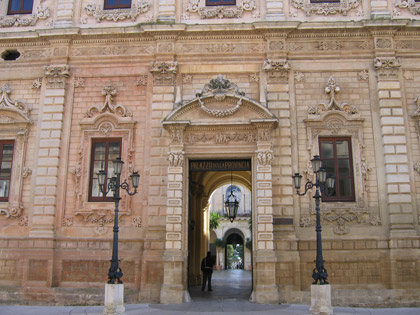 Palazzo dei celestini sede della Provincia di Lecce