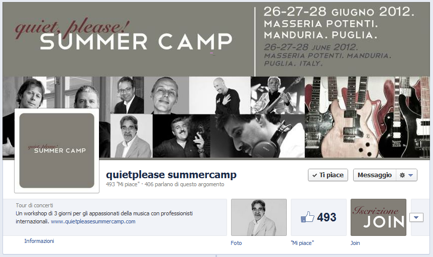 Dal 26 al 28 giugno a Manduria: Quiet, Please! Summer Camp Dal 26 al 28 giugno a Manduria: Quiet, Please! Summer Camp