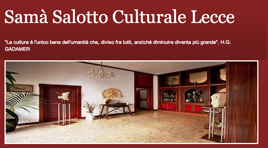 Salotto Culturale Samà: Un posto per filosofare