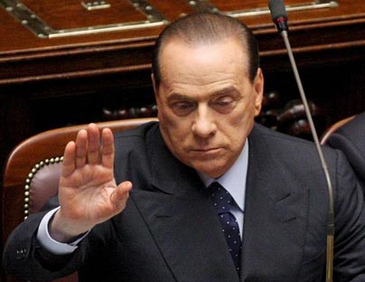 Immagine d'archivio Eurogruppo- Berlusconi è soddisfatto: "Su debito e sud missione compiuta"