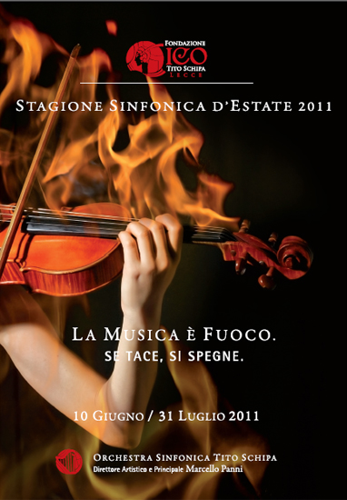 Inaugurazione stagione sinfonica d’estate 2011: oggi l'inaugurazione