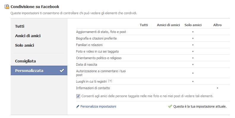 privacy facebook