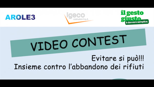 video contest contro abbandono dei rifiuti nelle aree verdi