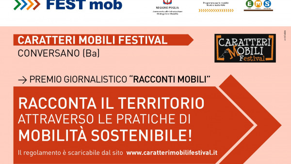 Premio Giornalistico "Racconti Mobili" per raccontare il territorio attraverso e