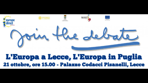 Europe Direct del Salento presenta "L'Europa a Lecce, L'Europa in Puglia"