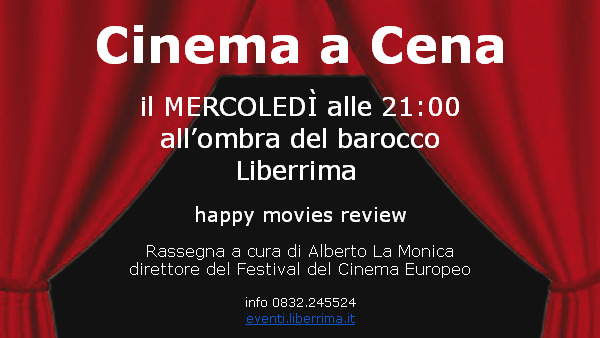 Alla Libreria Liberrima: Cinema a Cena all'ombra del barocco