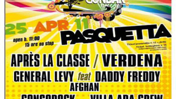 Pasquetta 2011 al Parco Gondar: in concerto Verdena, Apres La Classe, Daddy Fred