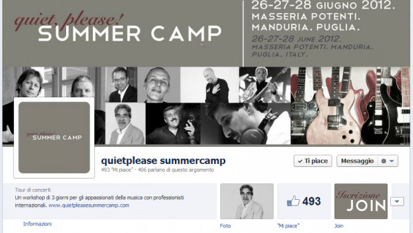 Dal 26 al 28 giugno a Manduria: Quiet, Please! Summer Camp