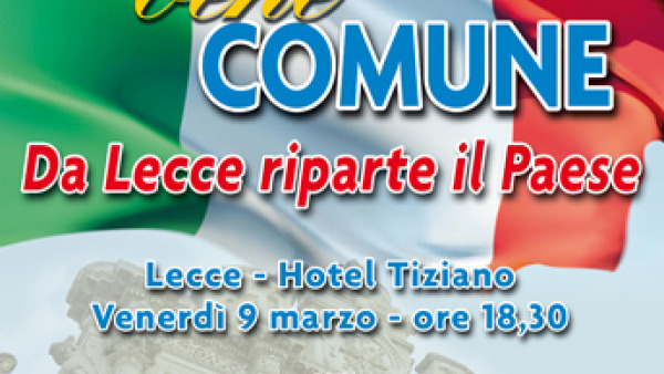 Oggi Massimo D'Alema a Lecce alle 18,30 all'Hotel Tiziano di Lecce per Loredana 