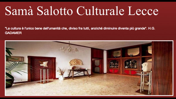 11 dicembre al Salotto Culturale Samà: Il pensiero in una stanza