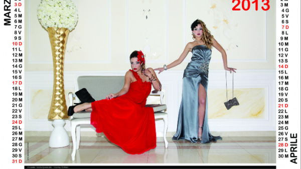 Fashion Calendario 2013 per l'associazione "Per un sorriso in più"