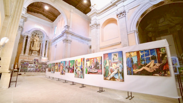 Max sauvage in mostra