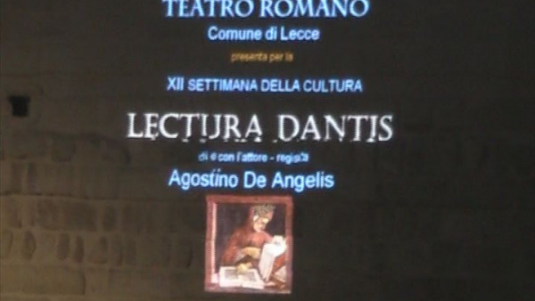 Lectura Dantis al teatro romano