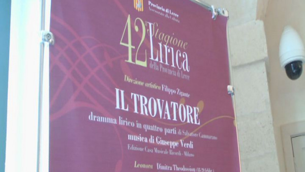  Il "Trovatore" di Verdi chiude la Stagione Lirica 2011 della Provincia di Lecce
