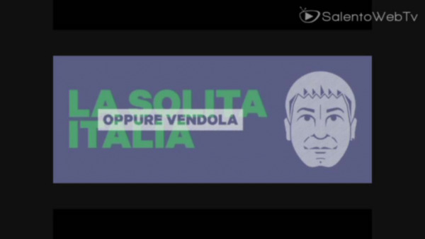 "Oppure Vendola", e sui social è parodia