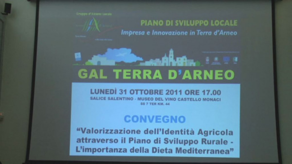 De Castro all'incontro Gal Terra d'Arneo