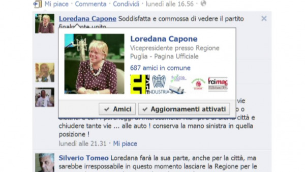 Facebook Loredana Capone 