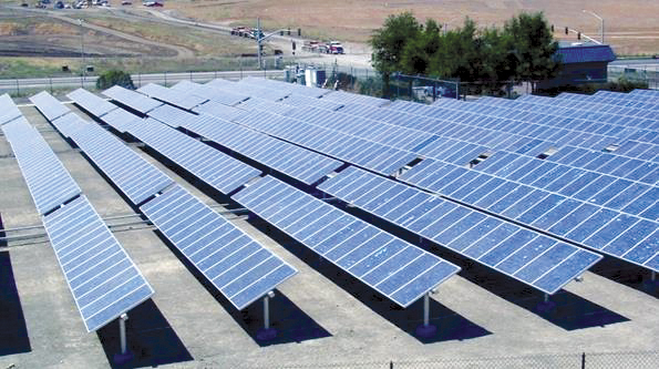 Un impianto La legge regionale sul fotovoltaico modificata dalla Corte Costituzionale