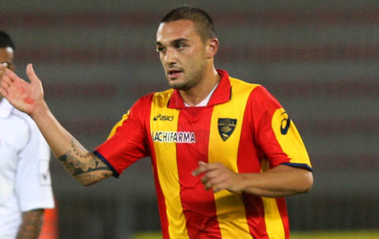 Daniele Corvia, attaccante U.S. Lecce Corvia: "ll Grosseto? La partita della svolta"