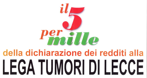 Il logo per sostenere la LILT con il 5 per mille La Lega contro i tumori scrive a Vendola