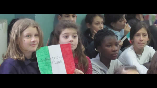 "In marcia per un’Italia Unita… tanti bambini…3 colori …una bandiera": il maggio