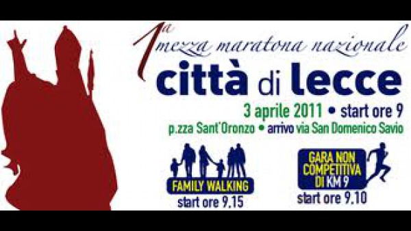 Mezza Maratona nazionale: domenica sarà la prima made in Lecce 