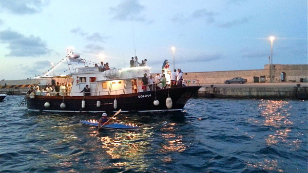 Madonna dell'Altomare ad Otranto: la processione in mare