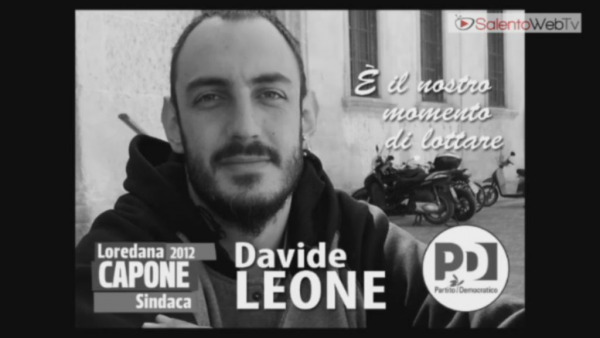Davide Leone: "E' il nostro momento di lottare per cambiare Lecce"