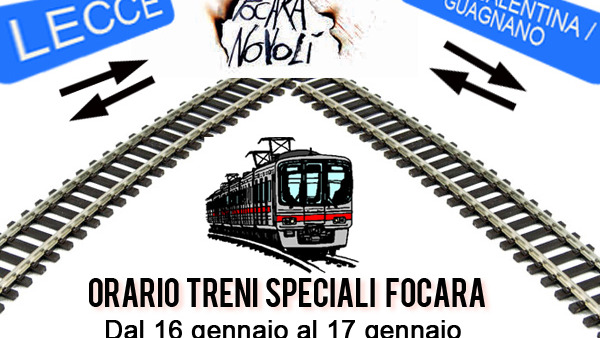 Alla Focara di Novoli venite in treno". L'appello del sindaco Vetrugno